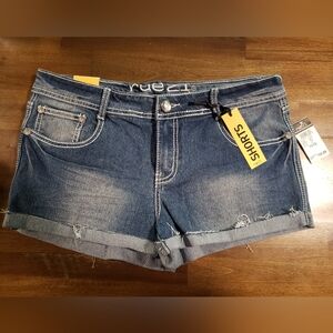 Rue21 Cuffed Jean Shorts NWT